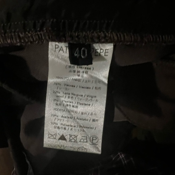 Patrizia Pepe Size 40 Pants Paperbag Pleated Straight Leg Trousers Italy - Picture 3 of 12